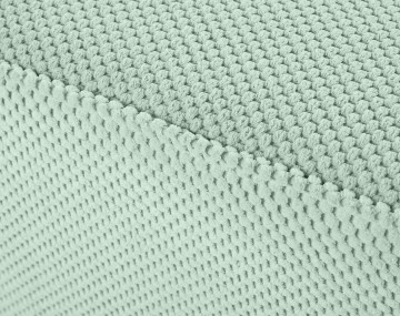Fauteuil en velours texturé Topaze