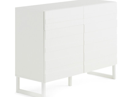 Buffet bas blanc 110 cm Sofia