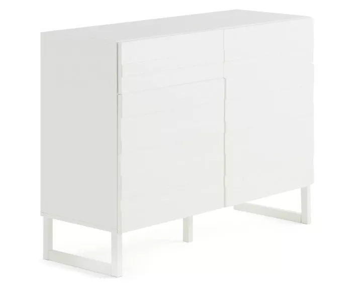 Buffet bas blanc 110 cm Sofia