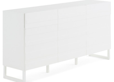 Buffet bas blanc 165 cm Sofia