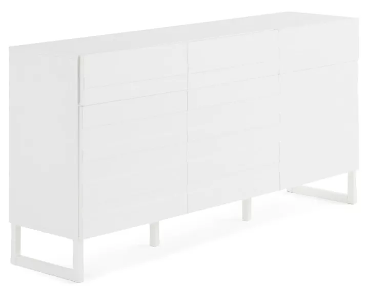 Buffet bas blanc 165 cm Sofia