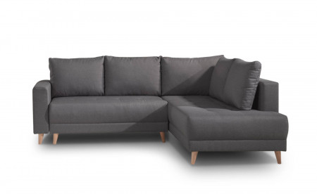 Ivar - Canapé d'angle L 5 places - Convertible - Avec coffre et poche de rangement - Style scandinave - Droit Ivar - Canapé d'angle L 5 places - Convertible - Avec coffre et poche de rangement - Style scandinave - Droit