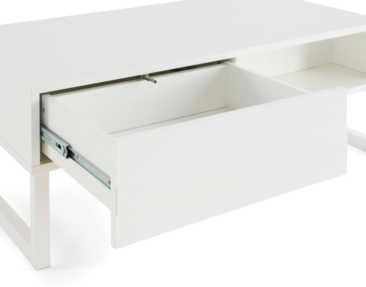 Table basse blanc 110 cm Sofia