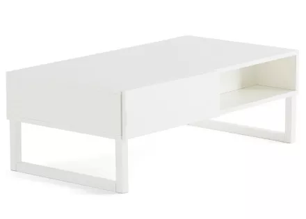 Table basse blanc 110 cm Sofia