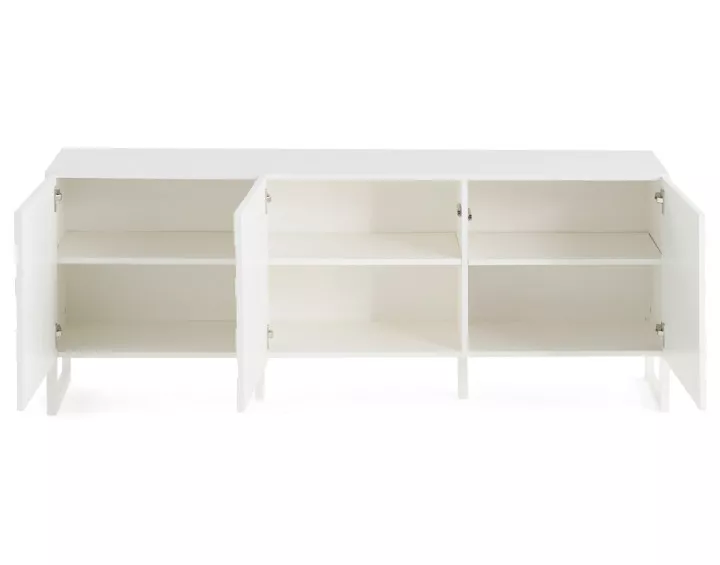 Meuble TV blanc 165 cm Sofia