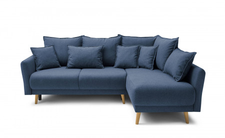 BOBOCHIC MIA - Canapé d'angle convertible scandinave - avec coffre - 4 places - Droit BOBOCHIC MIA - Canapé d'angle convertible scandinave - avec coffre - 4 places - Droit