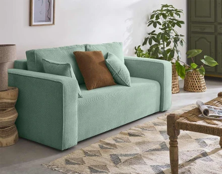 Canapé droit 2 places en...