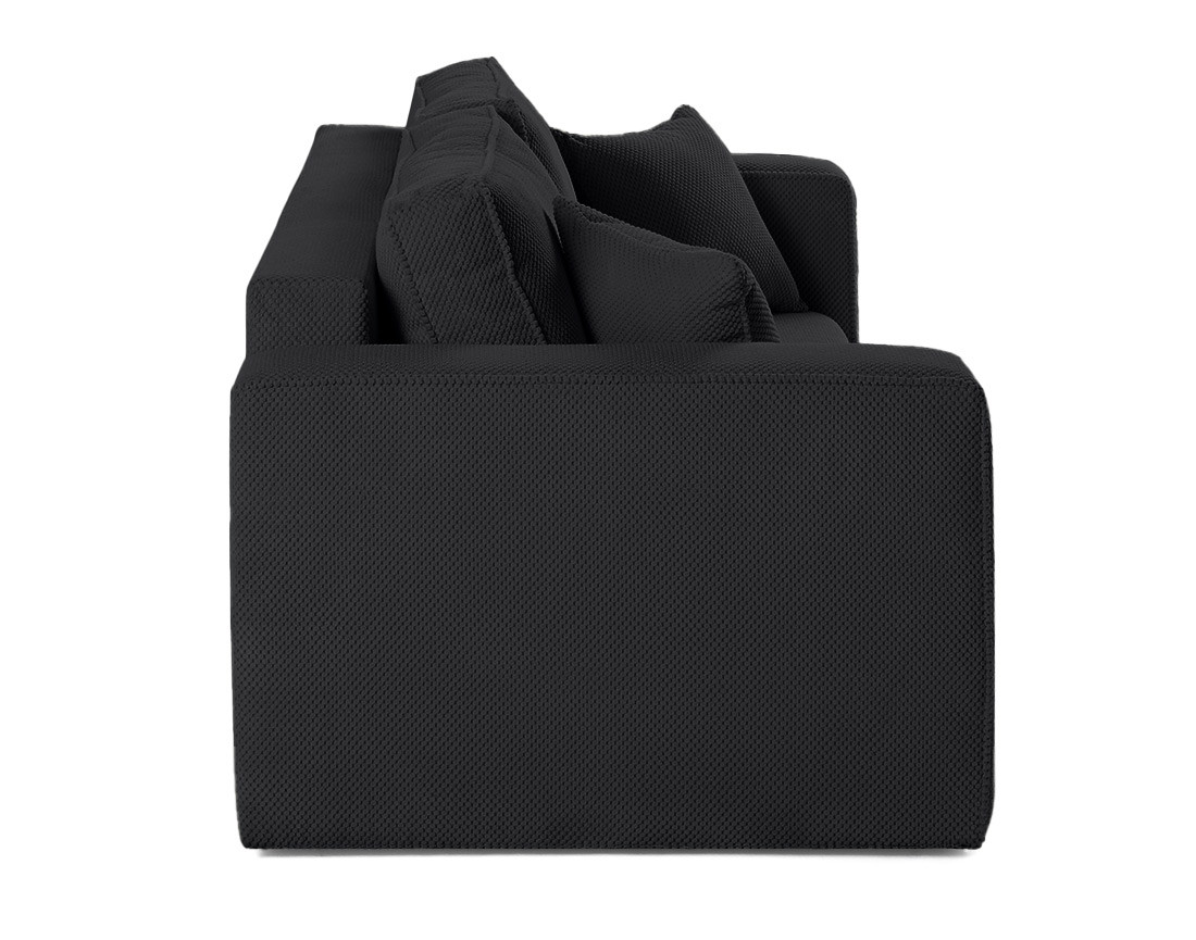 Canapé droit 2 places en velours texturé Topaze Canapé droit 2 places en velours texturé Topaze