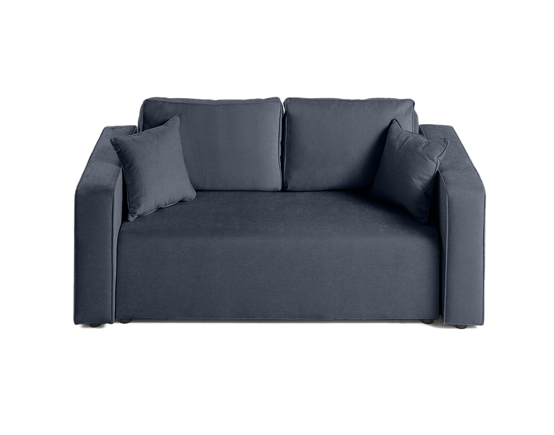 Canapé droit 2 places en tissu Topaze