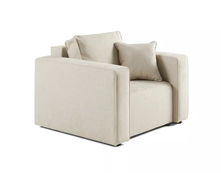 Fauteuil en tissu Topaze