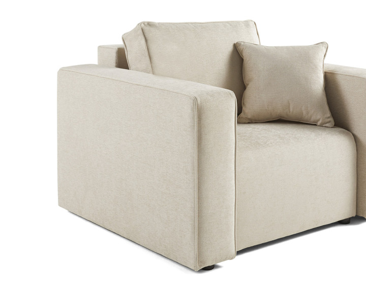 Fauteuil en tissu Topaze