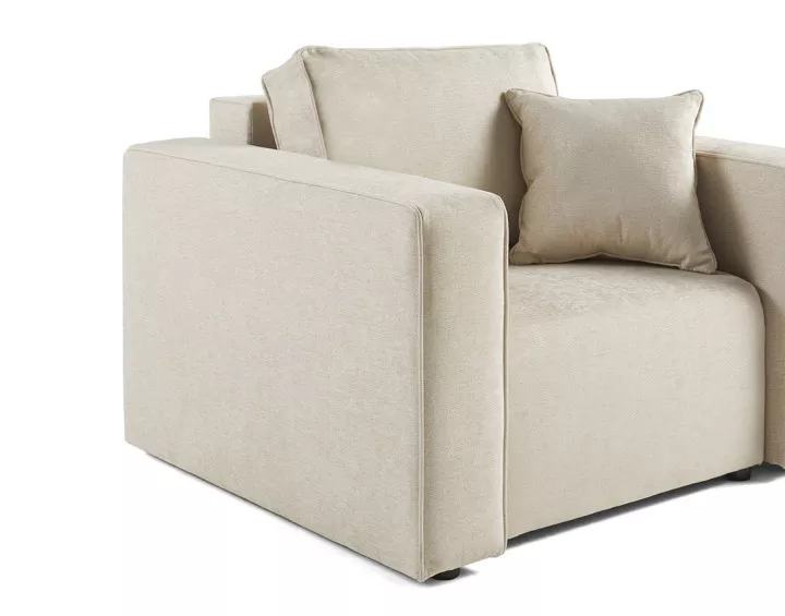 Fauteuil en tissu Topaze