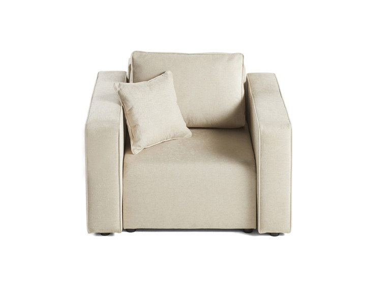 Fauteuil en tissu Topaze