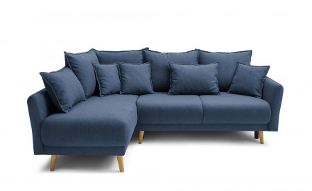 BOBOCHIC MIA - Canapé d'angle convertible scandinave - avec coffre - 4 places - Gauche BOBOCHIC MIA - Canapé d'angle convertible scandinave - avec coffre - 4 places - Gauche