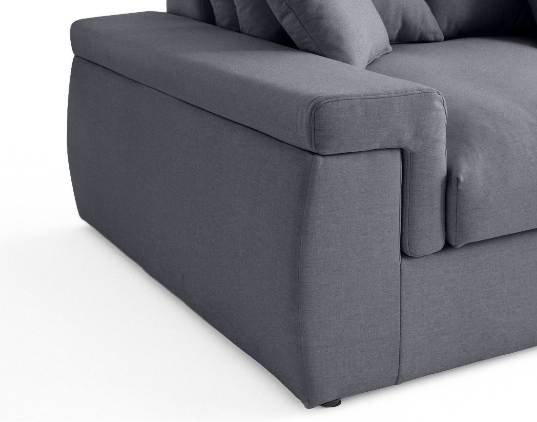 Canapé 4 places - assise profonde - en tissu Sergio Canapé 4 places - assise profonde - en tissu Sergio