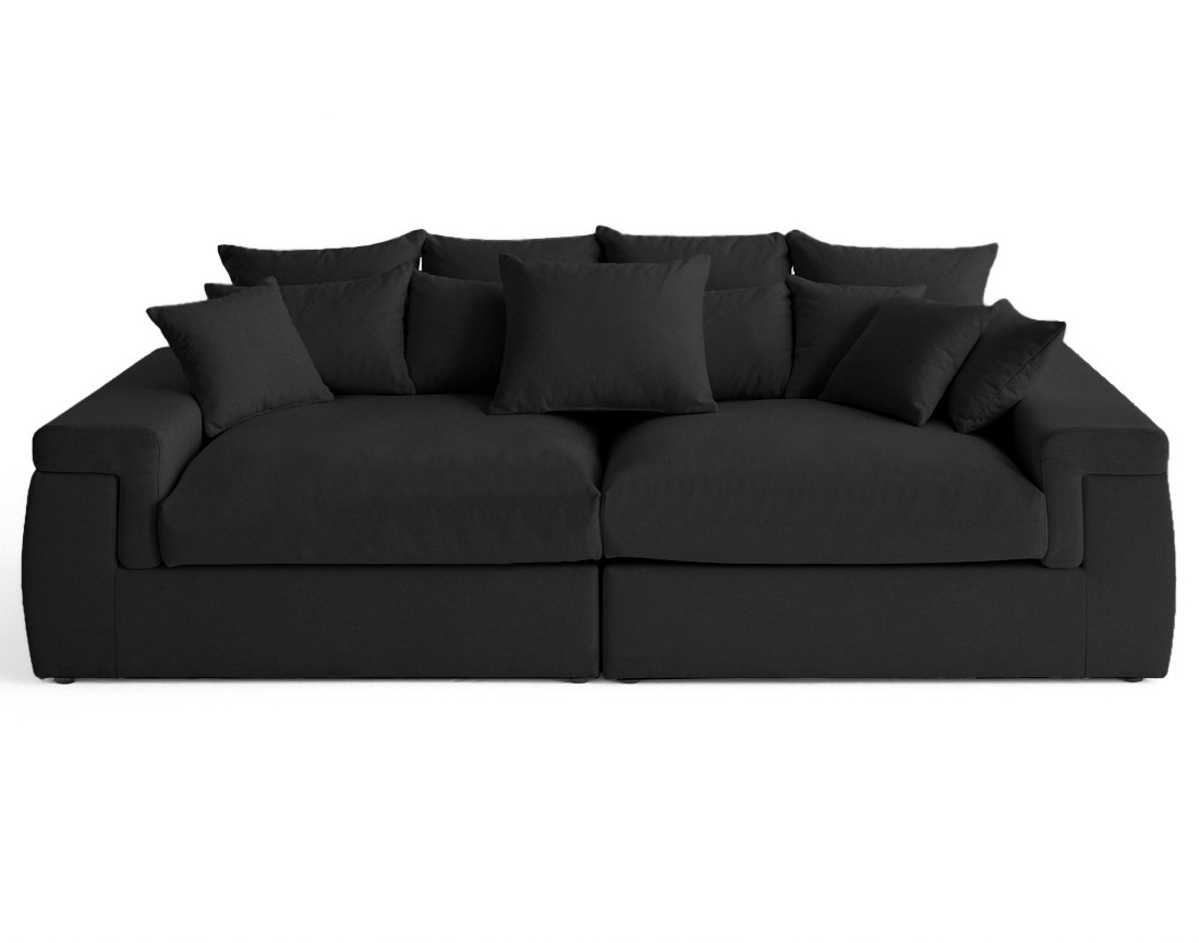 Canapé 4 places - assise profonde - en tissu Sergio Canapé 4 places - assise profonde - en tissu Sergio