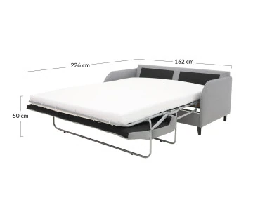 Canapé COSMOS 3 places convertible express quotidien en tissu | Best Mobilier