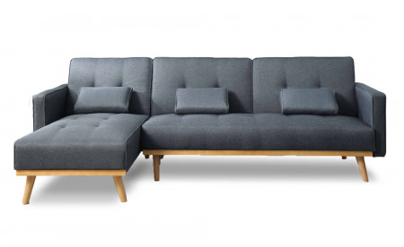 Finlande - Canapé d'angle réversible convertible - Style scandinave - Tissu Finlande - Canapé d'angle réversible convertible - Style scandinave - Tissu
