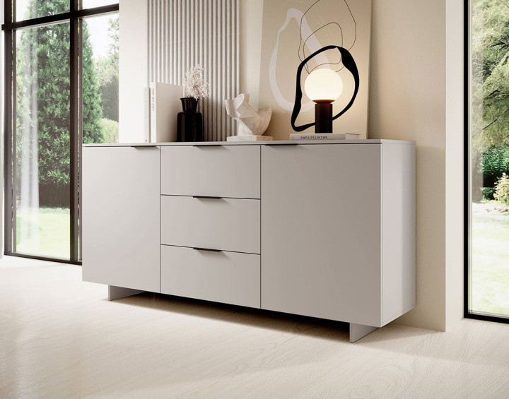 Buffet bas beige 180 cm Canterbury