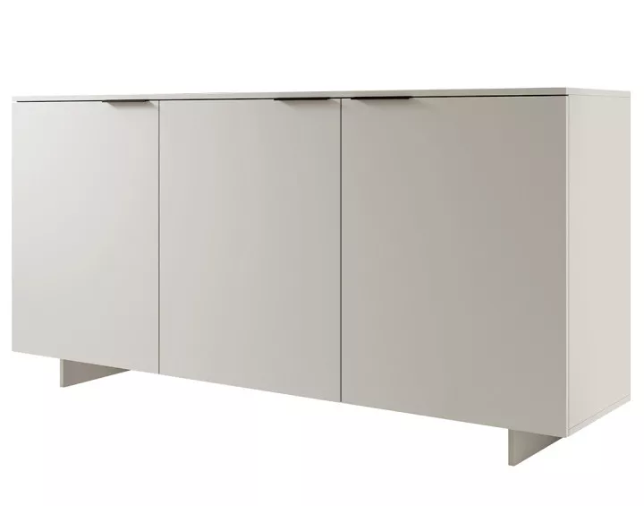 Buffet bas 3 portes beige 180 cm Canterbury