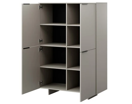 Buffet haut beige 4 portes 145 cm Canterbury
