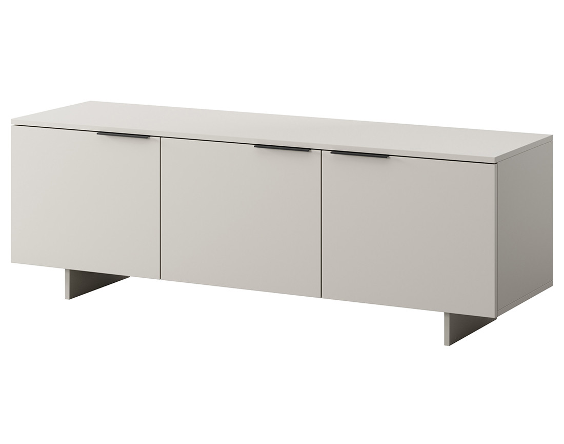 Meuble TV beige  3 portes 150 cm Canterbury