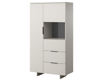 Vitrine beige 2 portes et 2...