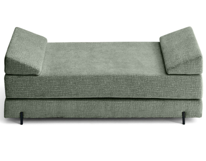 Banquette 3 places convertible en tissu velours relief Brescia