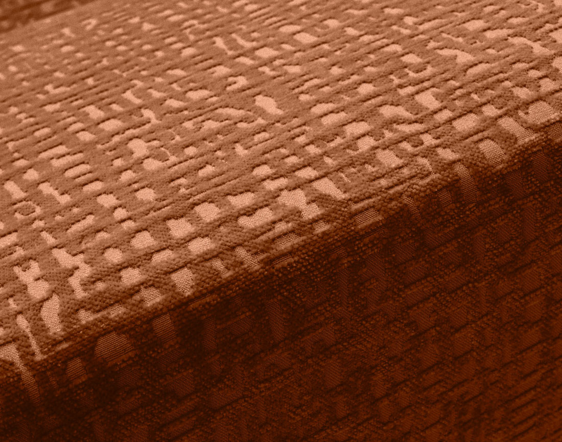 Banquette 3 places convertible en tissu velours relief Brescia