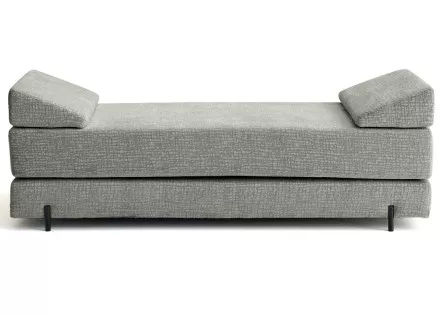 Banquette 3 places convertible en tissu velours relief Brescia