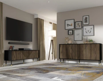 Meuble TV 4 portes 180 cm Kirua