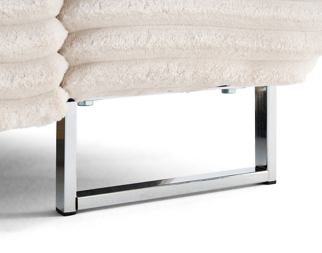 Canapé d'angle gauche 5 places convertible avec coffre et têtières en velours côtelé grosses côtes Zaria Canapé d'angle gauche 5 places convertible avec coffre et têtières en velours côtelé grosses côtes Zaria