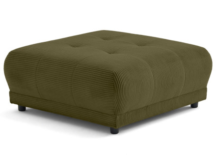 Pouf en velours côtelé Amadrora