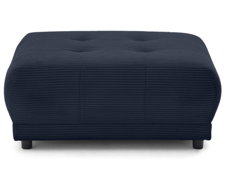 Pouf en velours côtelé Amadrora
