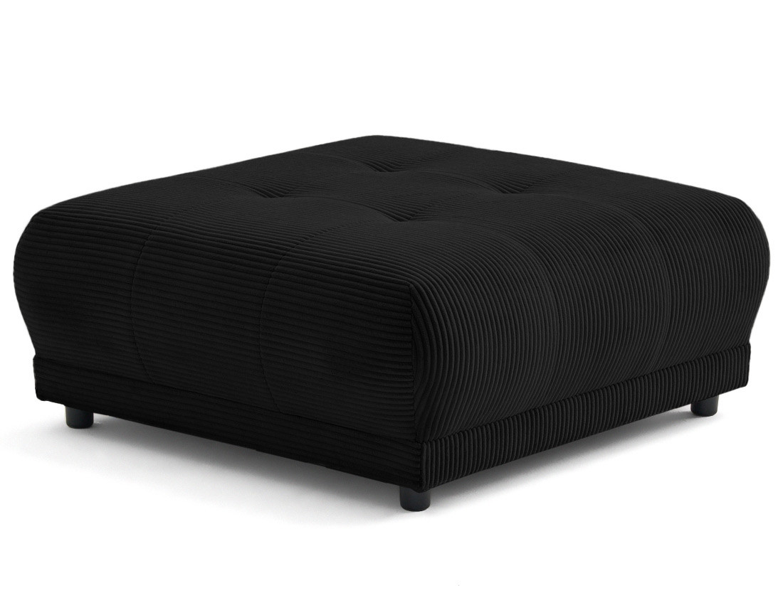 Pouf en velours côtelé Amadrora