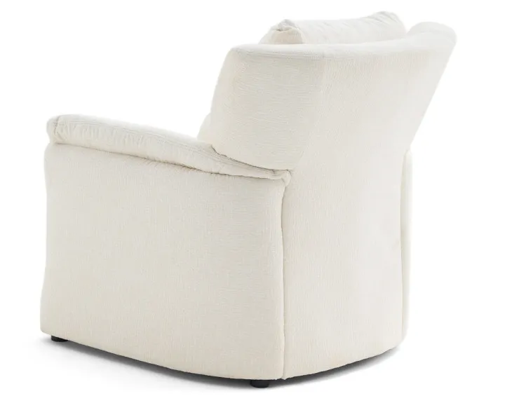 Fauteuil en tissu velours relief Bastille