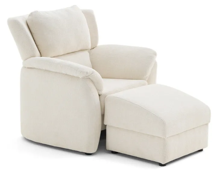 Fauteuil en tissu velours relief Bastille