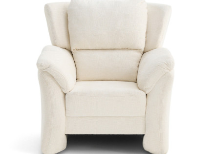 Fauteuil en tissu velours relief Bastille