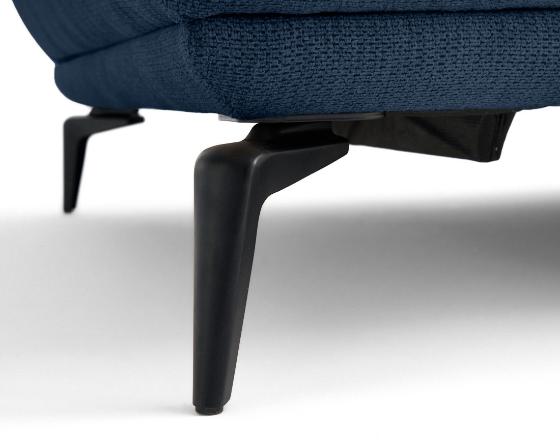 Canapé droit 3 places convertible en tissu texturé Arica