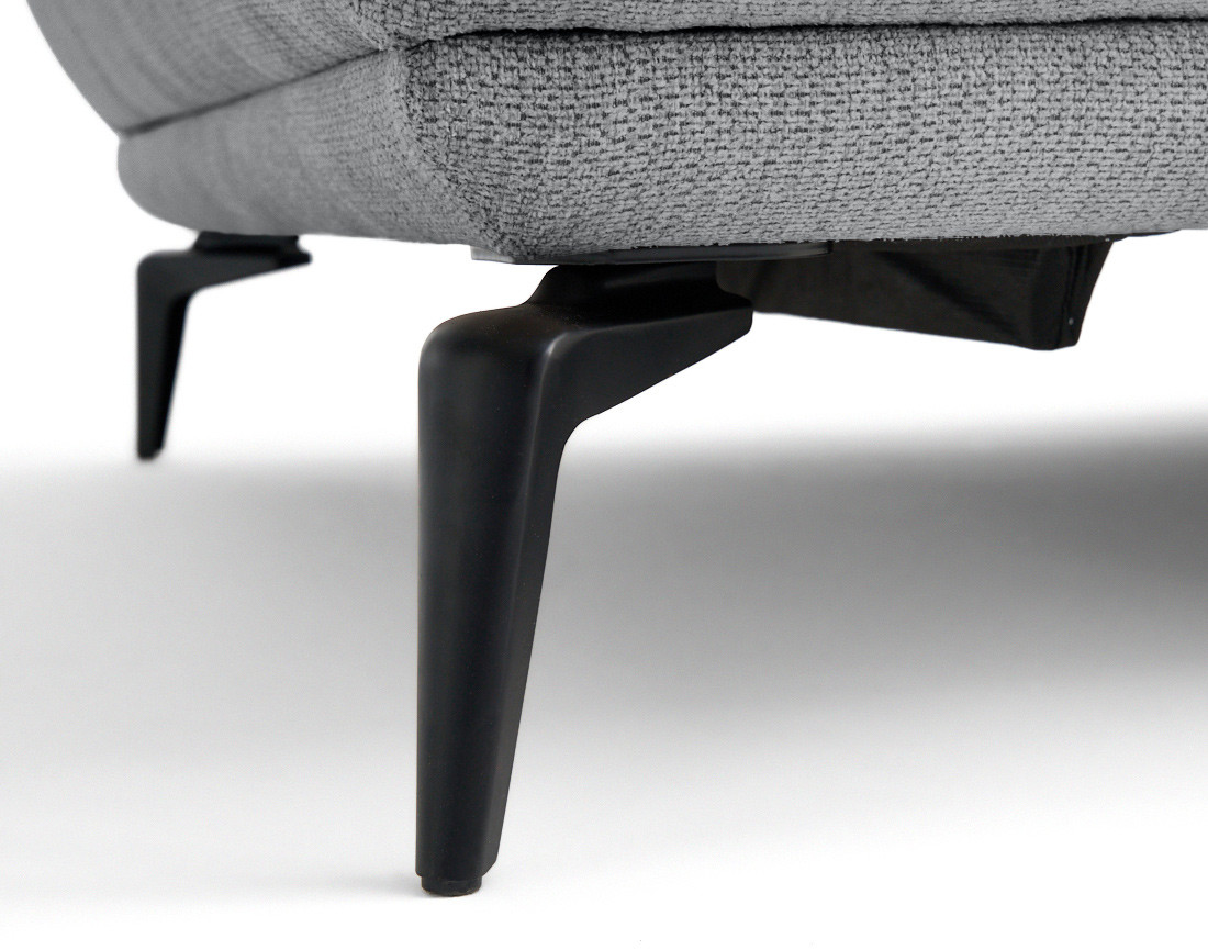 Canapé droit 3 places convertible en tissu texturé Arica Canapé droit 3 places convertible en tissu texturé Arica