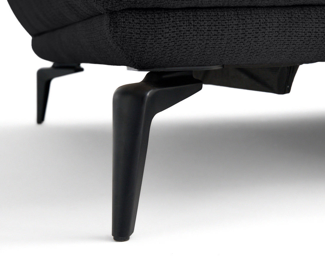 Canapé droit 3 places convertible en tissu texturé Arica Canapé droit 3 places convertible en tissu texturé Arica