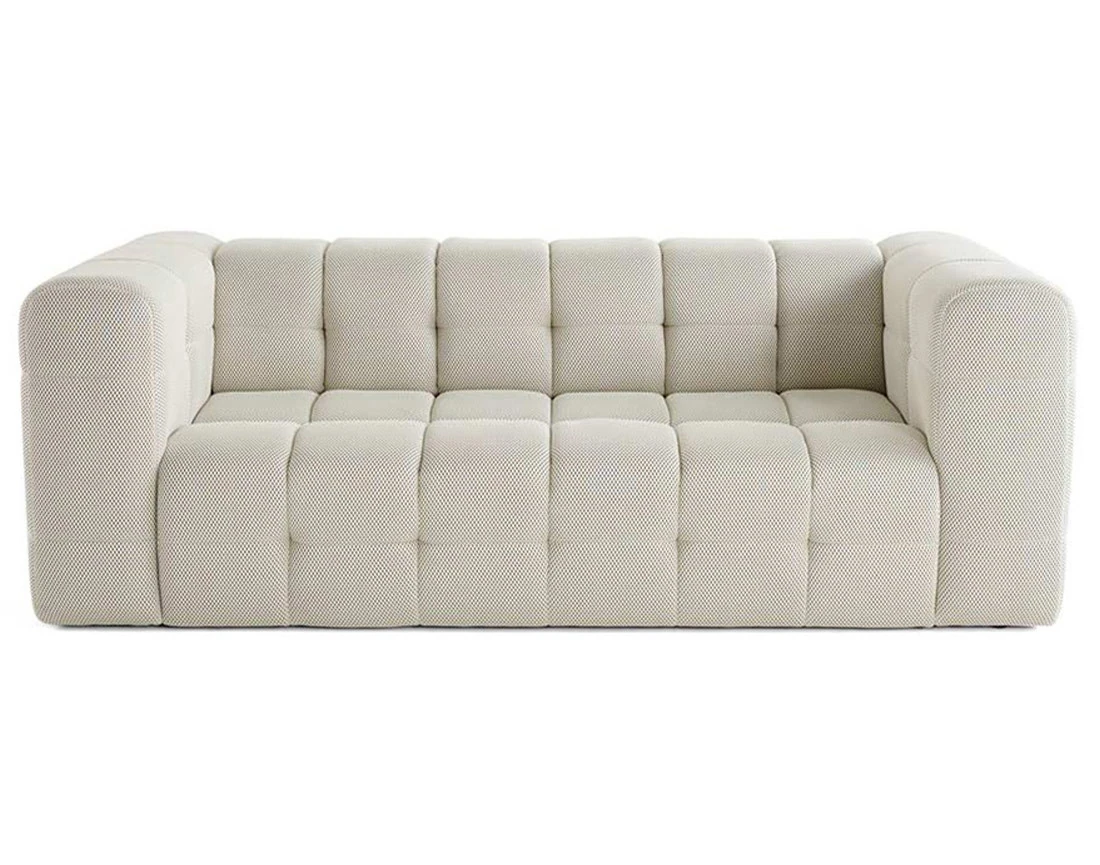 Canapé 3 places en tissu mailles 3D Suzano