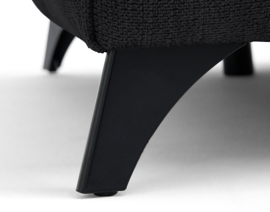 Canapé d'angle droit 4 places convertible avec coffre en tissu texturé Rimini Canapé d'angle droit 4 places convertible avec coffre en tissu texturé Rimini