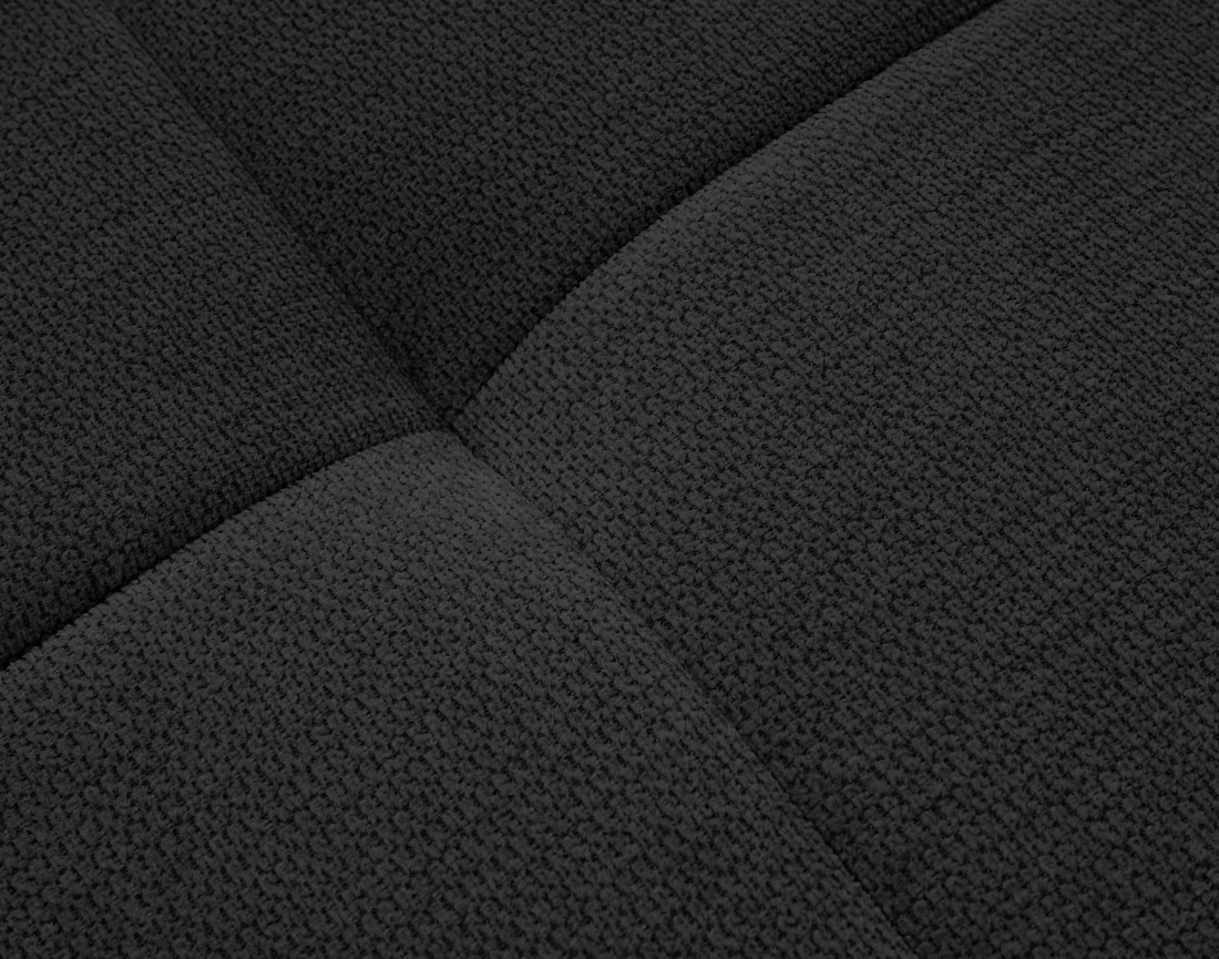 Canapé d'angle droit 4 places convertible avec coffre en tissu texturé Rimini Canapé d'angle droit 4 places convertible avec coffre en tissu texturé Rimini