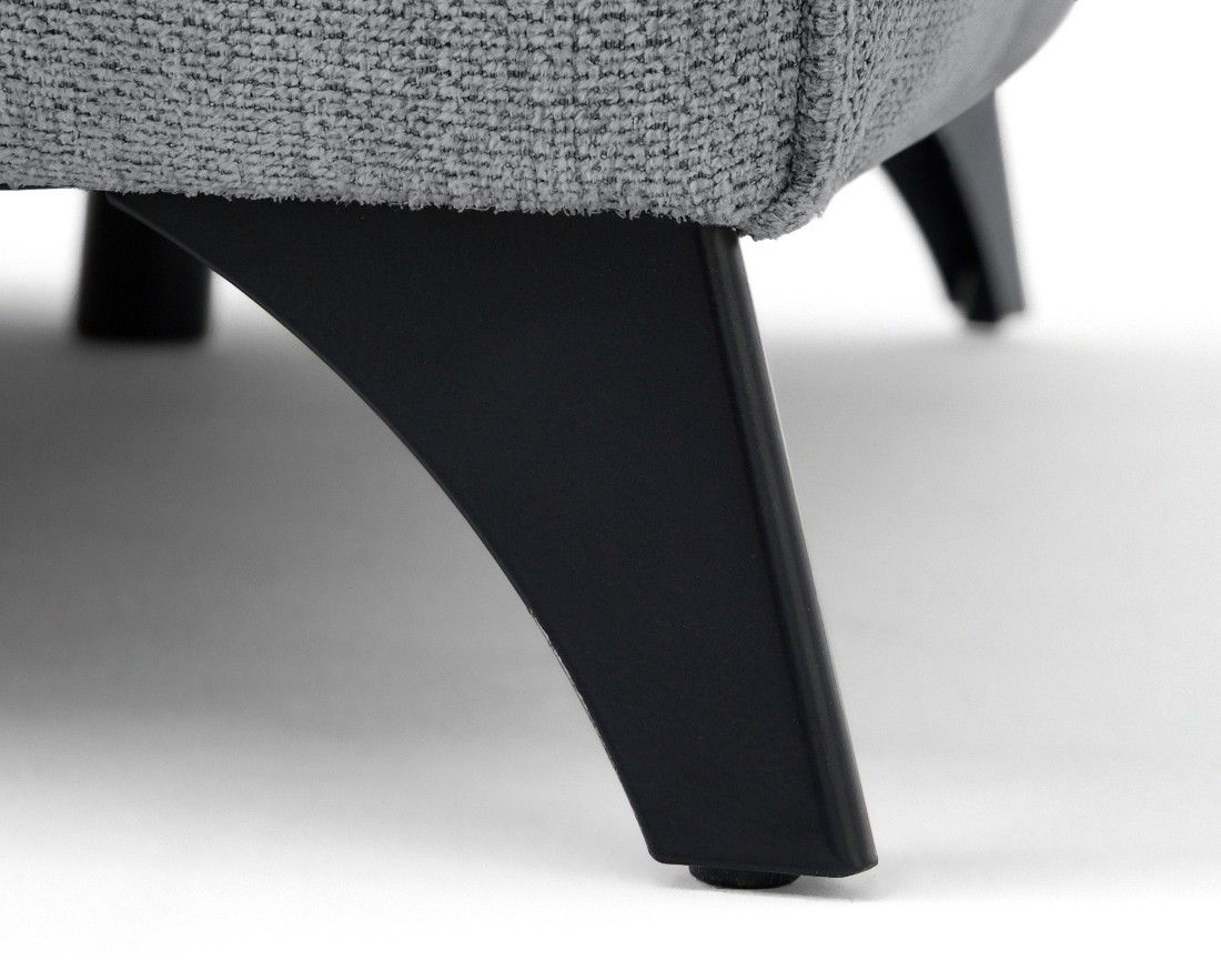 Canapé d'angle gauche 4 places convertible avec coffre en tissu texturé Rimini Canapé d'angle gauche 4 places convertible avec coffre en tissu texturé Rimini