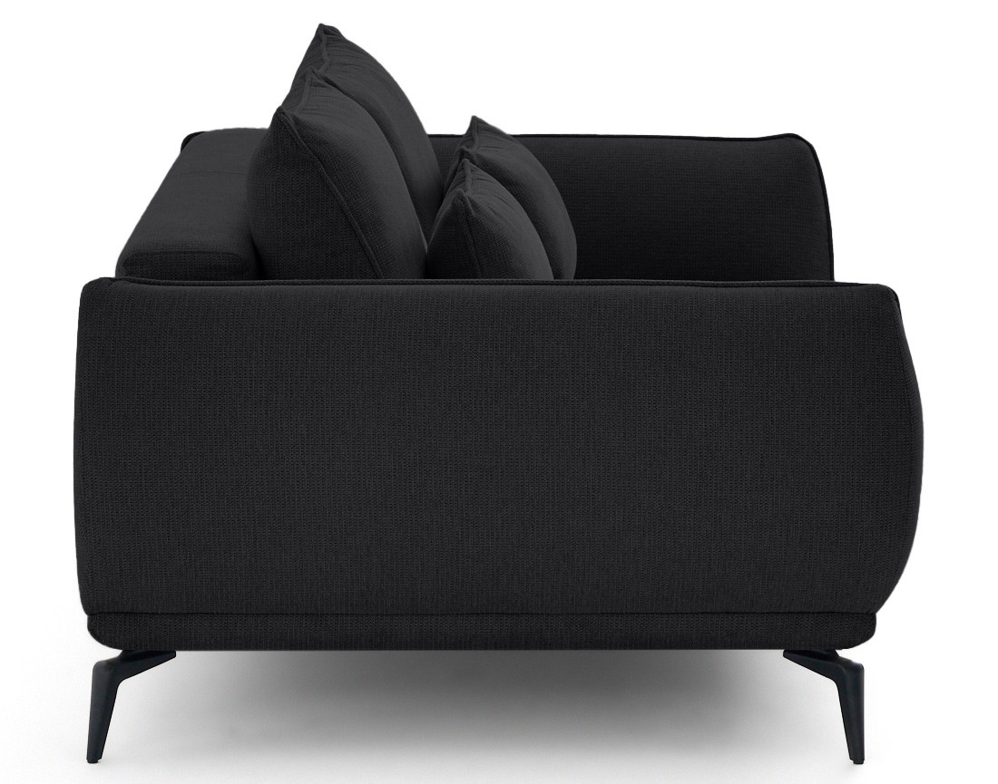 Canapé droit 2 places en tissu texturé Arica Canapé droit 2 places en tissu texturé Arica