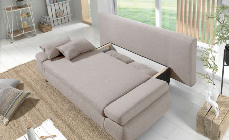 Lars - Canapé 3 places convertible style scandinave Lars - Canapé 3 places convertible style scandinave