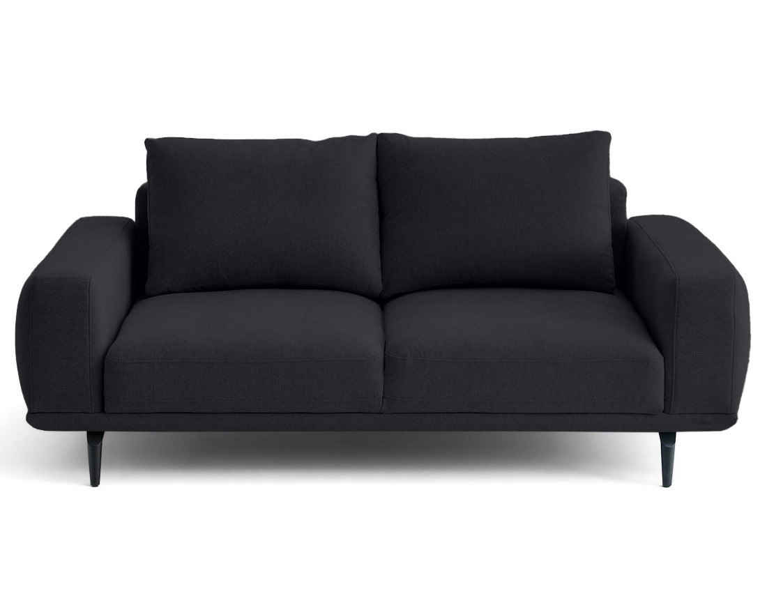 Canapé droit 2 places en tissu Vicence Canapé droit 2 places en tissu Vicence