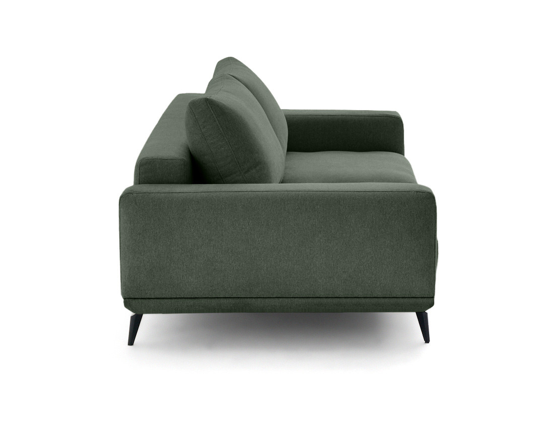 Canapé droit 3 places convertible en tissu Vicence