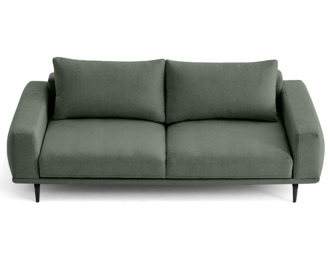 Canapé droit 3 places convertible en tissu Vicence